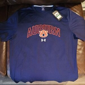 Auburn University Under Armour Men's Navy Tee